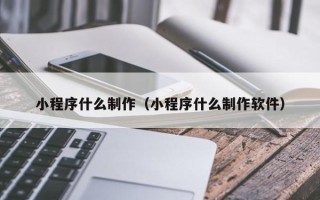张北小程序什么制作（小程序什么制作软件）